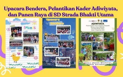 Upacara Bendera, Pelantikan Kader Adiwiyata, dan Panen Raya di SD Strada Bhakti Utama