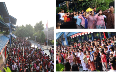 Upacara Hari Kemerdekaan dalam Balutan Pakaian Adat