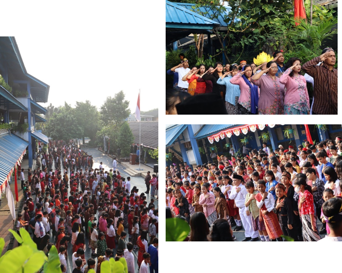Upacara Hari Kemerdekaan dalam Balutan Pakaian Adat
