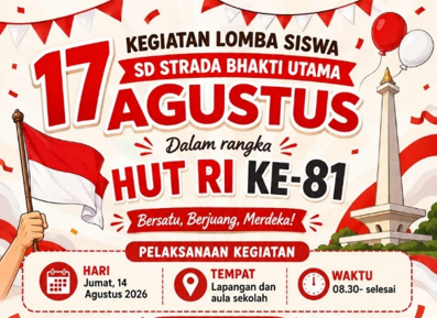 KEGIATAN UPACARA HARI PRAMUKA & LOMBA 17 AGUSTUS