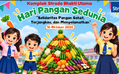 Semarak Hari Pangan Sedunia 2026: Komplek Strada Bhakti Utama Berbagi Sukacita Lewat Pawai Gunungan Hasil Bumi!